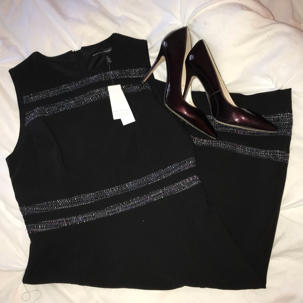 Beautiful White House Black Market Career Dress